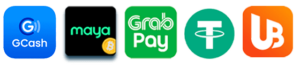 GCash GrabPay Maya Payment Methods